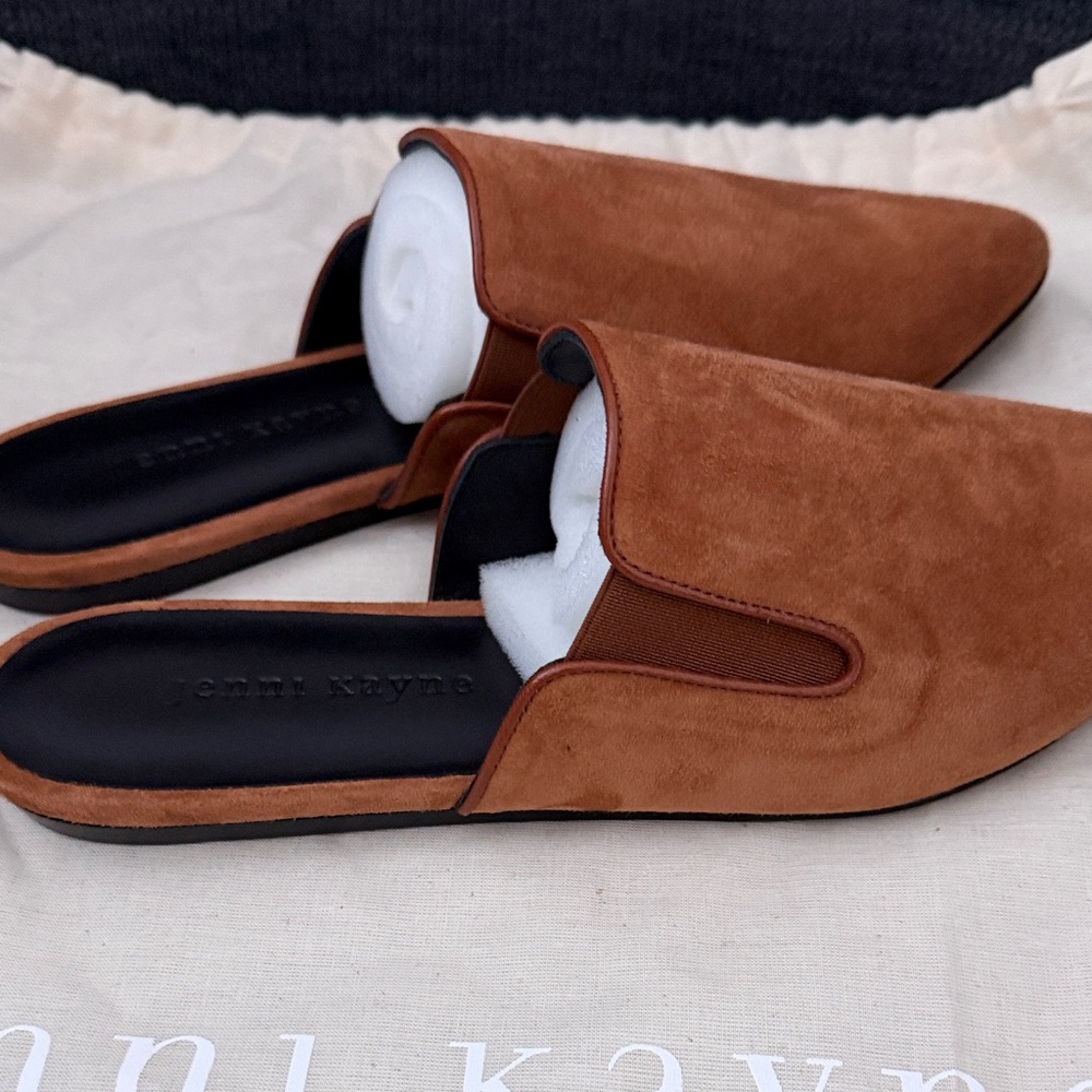 Jenni Kayne Brown Suede Mules - Picture 4 of 4